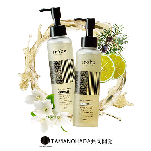 iroha Intimate Care Intimate Wash Moist, 135ml (Fresh Jasmine)