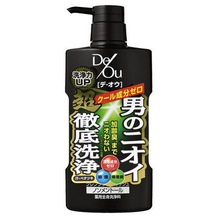 DeOu Medicated Cleansing Wash Non-Menthol, 520ml