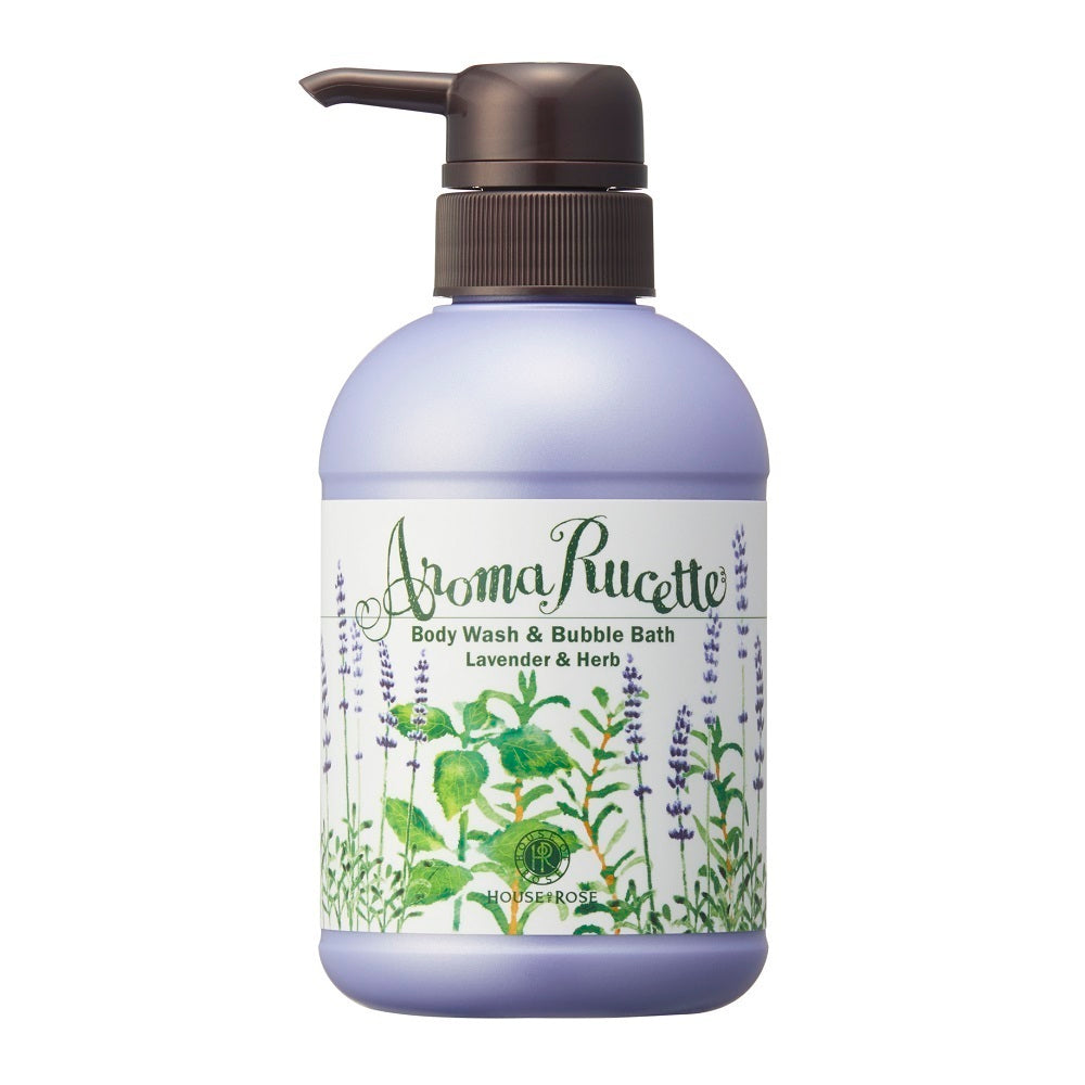 HOUSE OF ROSE Aromaluset Body Wash & Bubble Bath LV&HB, 350ml (Lavender & Herb)