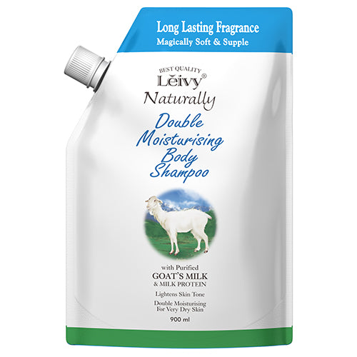 Leivy Body Shampoo Goat's Milk & Milk Protein (Refill), 900ml
