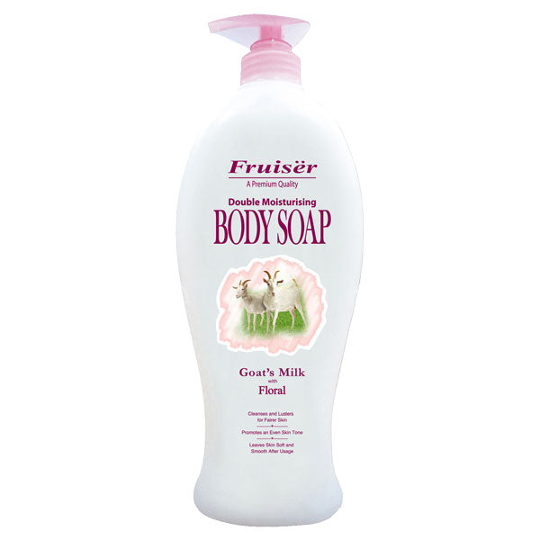 Double Moisture Body Soap Floral, 1000ml, Moisturizing, Floral Scent