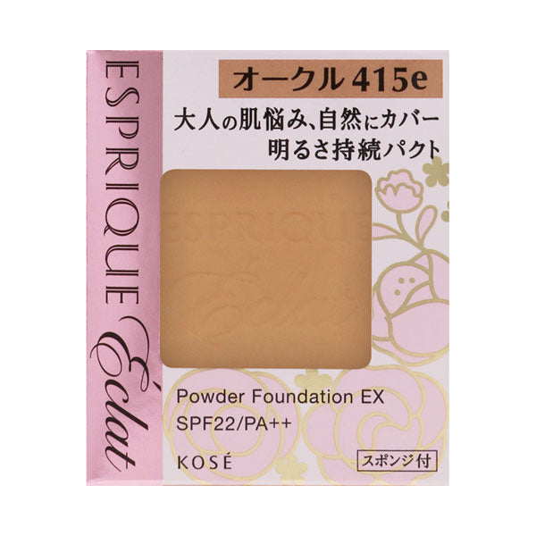 ESPRIQUE Éclat Brightening Pact EX SPF22 (OC415e Ochre) , 9.3g