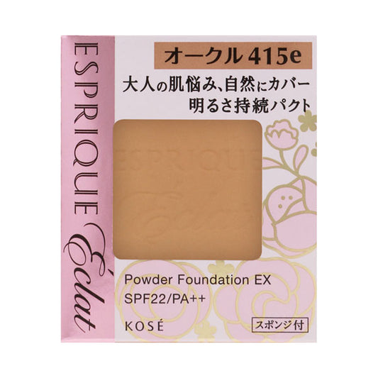 ESPRIQUE Éclat Brightening Pact EX SPF22 (OC415e Ochre) , 9.3g