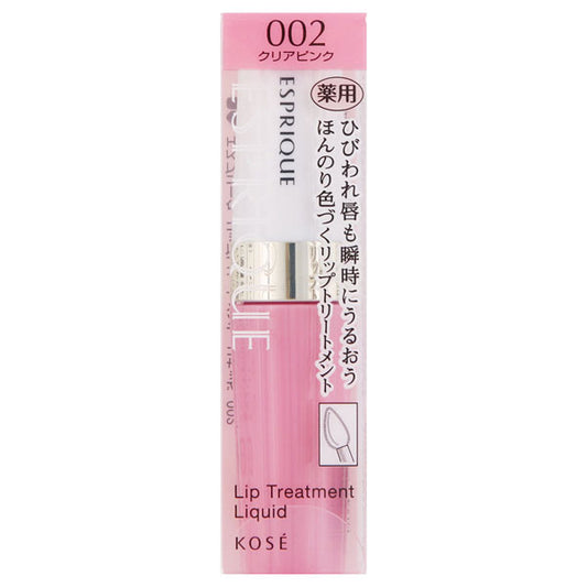 Esprique Lip Treatment Liquid, 002 Clear Pink, 6g