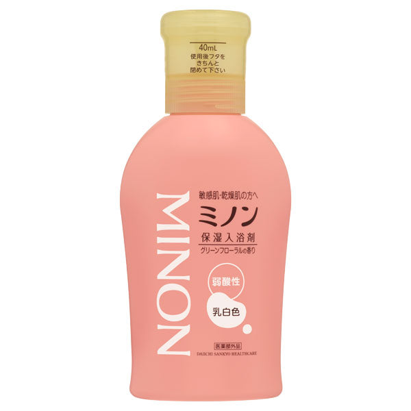 MINON Medicated Moisturizing Bath Essence, 480ml (Green Floral)