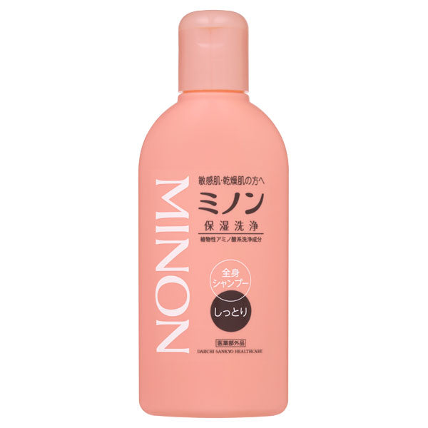 MINON All-Body Shampoo Moist Trial, 120ml (Lightly Scented)