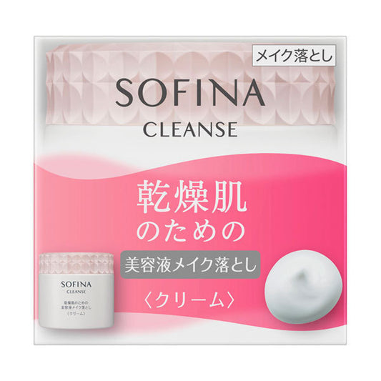 Sofina Serum Makeup Remover Cream for Dry Skin (Subtle Floral)