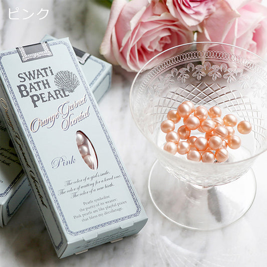 SWATi BATH PEARL PINK(S), 10g, Orange Garnet Scent (Apricot Base)