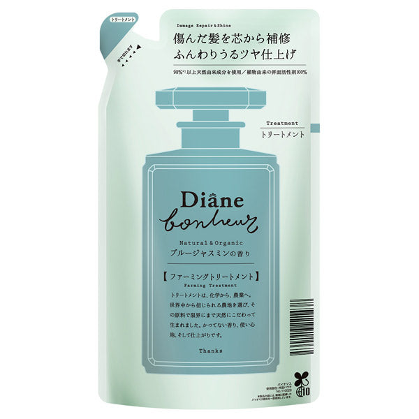 Moist Diane Diane Bonheur Damage Repair & Shine Treatment Refill , 400ml (Blue Jasmine)