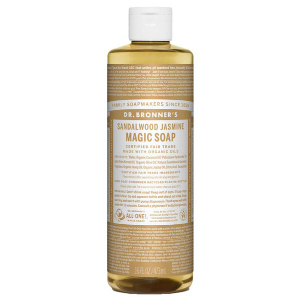 Dr. Bronner's Magic Soap Sandalwood & Jasmine, 473ml (Sweet Oriental)