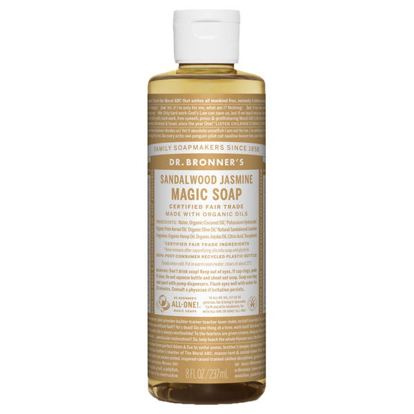 Dr. Bronner's Magic Soap Sandalwood & Jasmine, 237ml (Sweet Oriental)