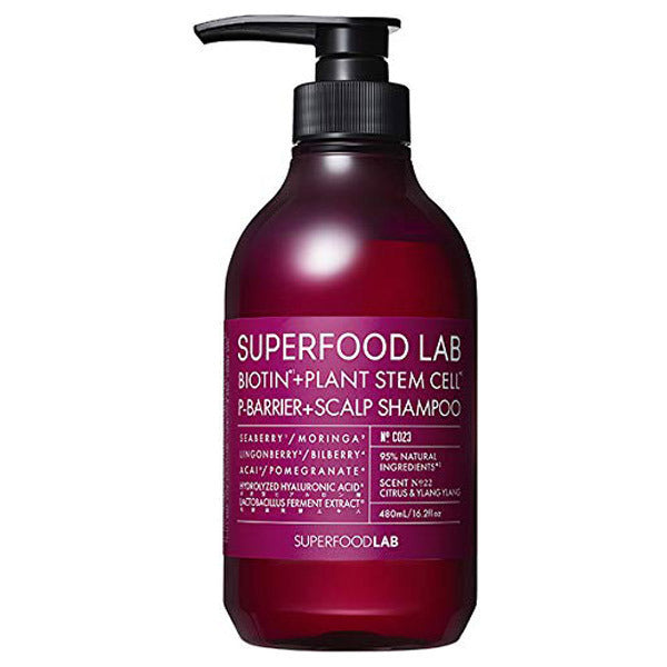 SUPERFOOD LAB BT+P Barrier Scalp Shampoo, 480ml