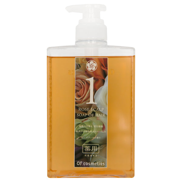 Of cosmetics Soap Of Hair 1-RO Scalp (Rose Bouquet Scent), 625ml