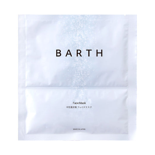 BARTH Neutral Bicarbonate Face Mask, 1 sheet