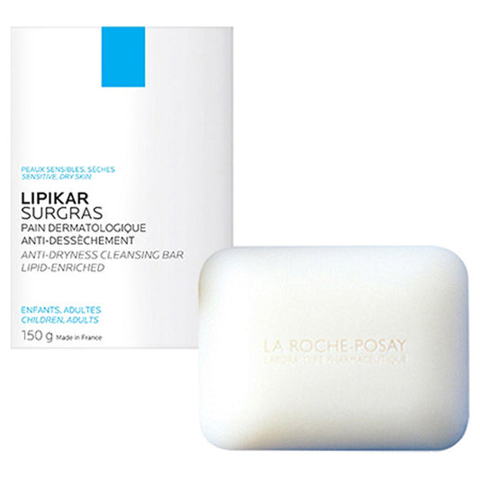 LA ROCHE-POSAY Lipikar Surgras Cleansing Bar, 150g (With Fragrance)
