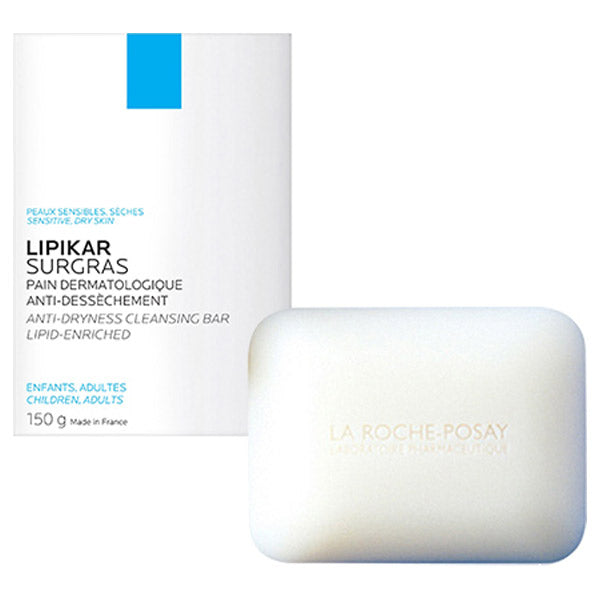 LA ROCHE-POSAY Lipica Shugra Cleansing Bar, 150g, Contains fragrance