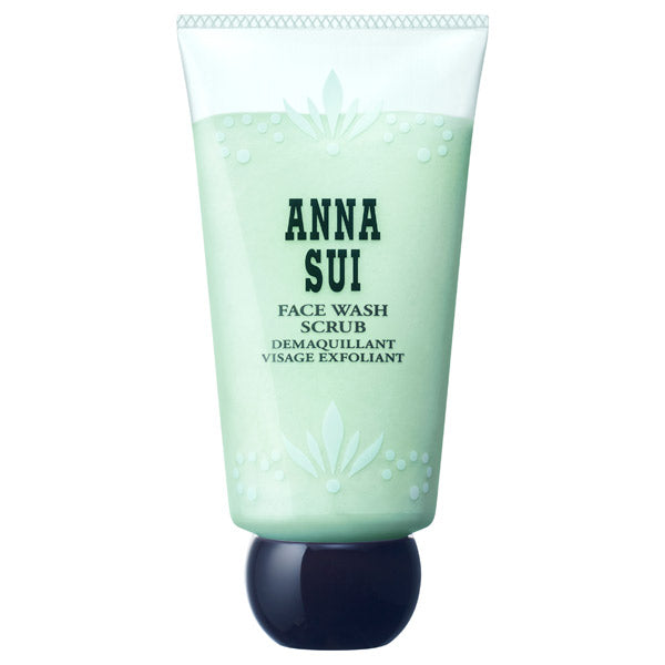 ANNA SUI Scrub Face Wash, 120g (Fluffy Foam, Mild, Floral)
