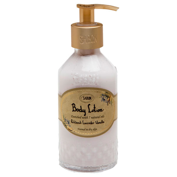 SABON Body Lotion Patchouli Lavender Vanilla, 200ml