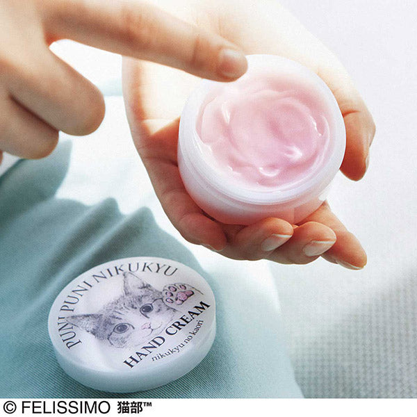 Felissimo Cat Club PuniPuni Paw Scented Hand Cream, 50g (Pink)