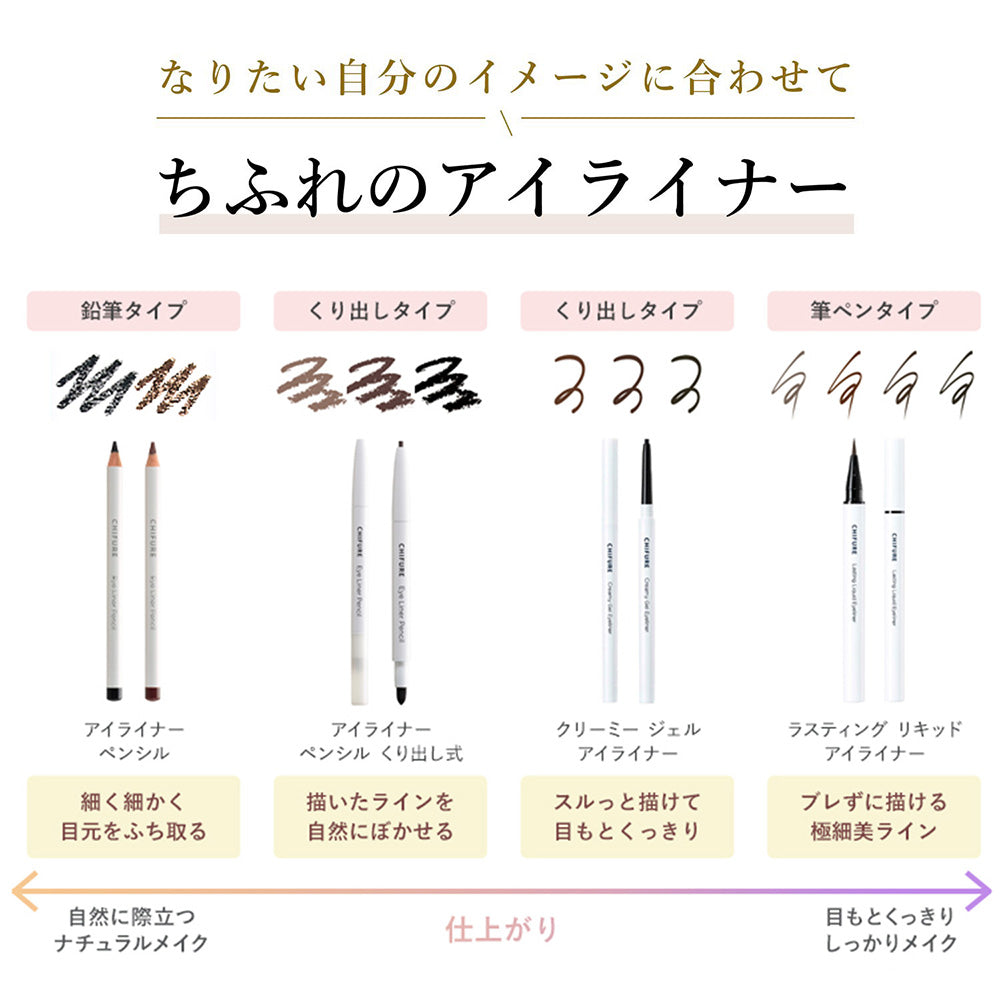Chifure Eyeliner Pencil (10 Black)