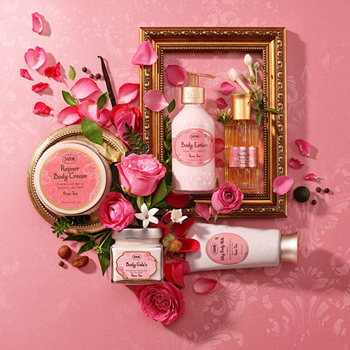 SABON Silky Body Milk Rose Tea, 200ml, Rose Tea