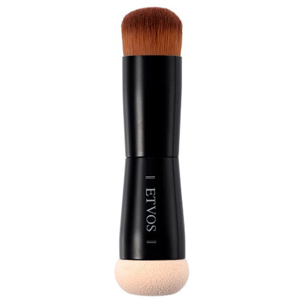 ETVOS Duo Touch Brush (Brush diameter approx. 1.8cm, Puff diameter approx. 2cm)
