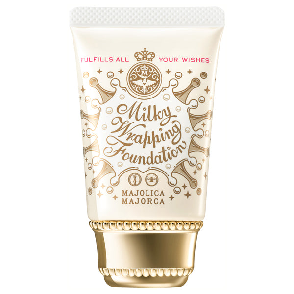 MAJOLICA MAJORCA Milky Wrapping Foundation, 01 Light Beige, 30g
