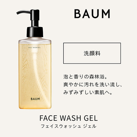 BAUM Face Wash Gel, 180ml (Woodland Winds)