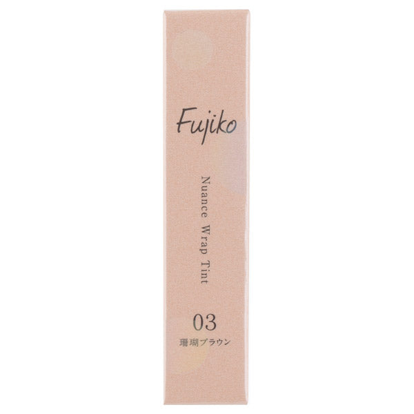 Fujiko Fujiko Nuance Wrap Tint, 03 Coral Brown, 2.8g, Moisturizing and plump