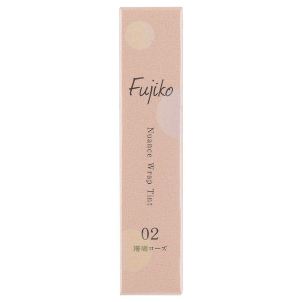 Fujiko Fujiko Nuance Wrap Tint, 02 Coral Rose, 2.8g, Moisturizing and plump