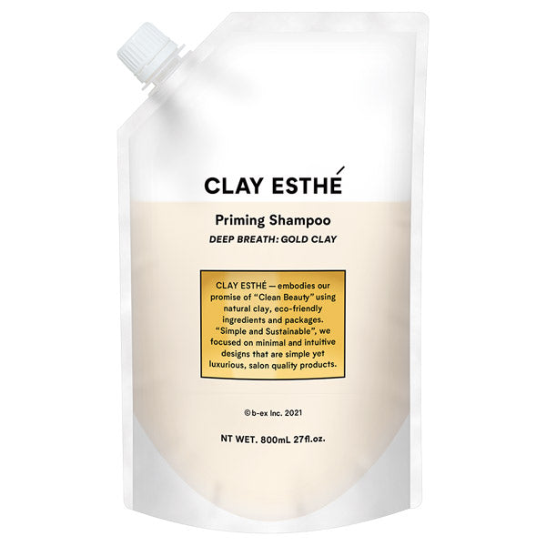 Clay Esthe Priming Shampoo Gold Clay / Refill / 800ml