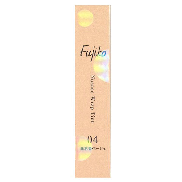 Fujiko Fujiko Nuance Wrap Tint, 04 Fig Beige, 2.8g, Moisturizing and plump, Grapefruit scent