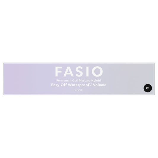 Fasio Permanent Curl Mascara Hybrid (Volume) (01 Black)