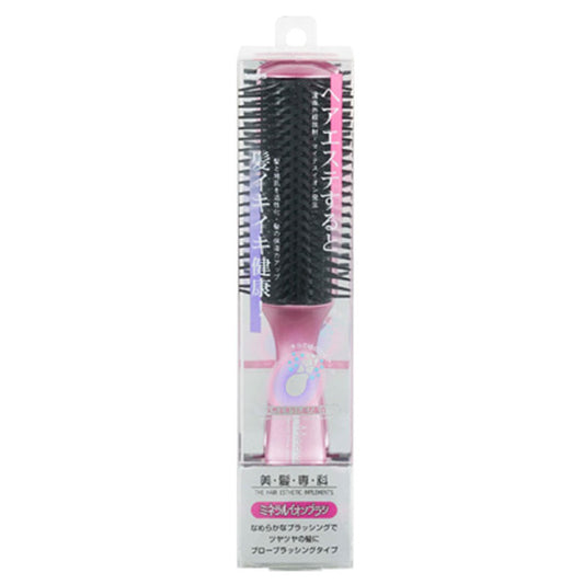 Bihatsu Senka Mineral Ion Blow Silicone Brush (Large) (Pink)