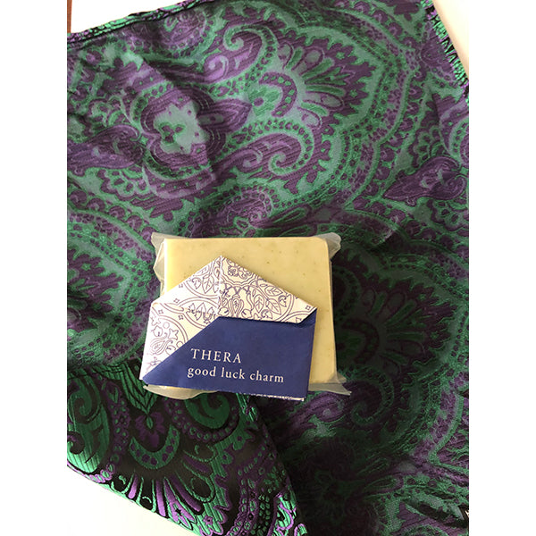 THERA kampo:re Silk Road Wakan Soap Set (Blue)