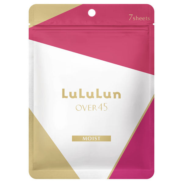 LuLuLun OVER45 Camellia Pink (Moist) , 7 sheets
