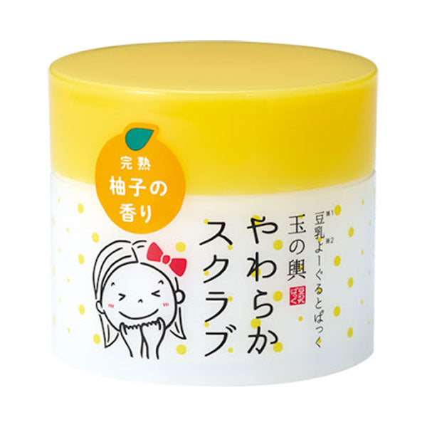 Moritaya Tofu Soy Milk Yogurt Pack Tama no Koshi Soft Scrub, 100g (Yuzu)