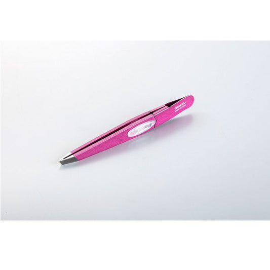 GT-235 Amazing Tweezers, Angled Tips, Shiny Pink
