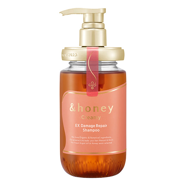 &honey Creamy EX Damage Repair Shampoo 1.0, 450ml, Juicy Berry Honey Scent