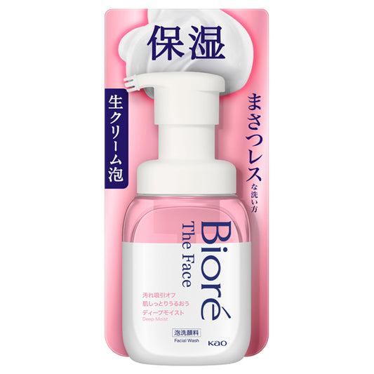 Biore The Face Foaming Facial Cleanser Deep Moist, 200ml