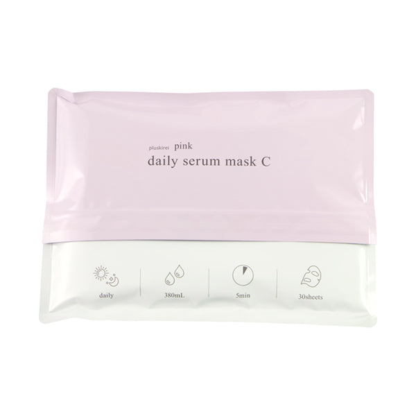 Pluskirei Pink Daily Serum Mask C (30 Sheets)