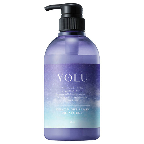 YOLU Relax Night Repair Treatment, 475g (Pear & Geranium)