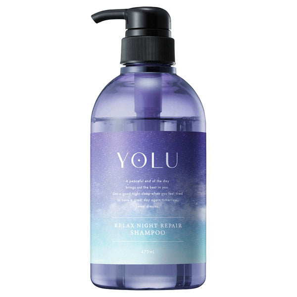 YOLU Relax Night Repair Shampoo, 475ml (Pear & Geranium)