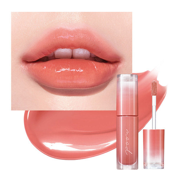 PERIPERA Ink mood gory tint, 02 Yellow-based essential coral, 4g, Milky vanilla