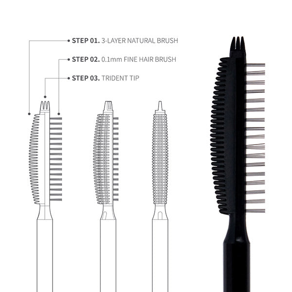 GLAMBUX DUPLEX MASCARA (Natural Black), 5g