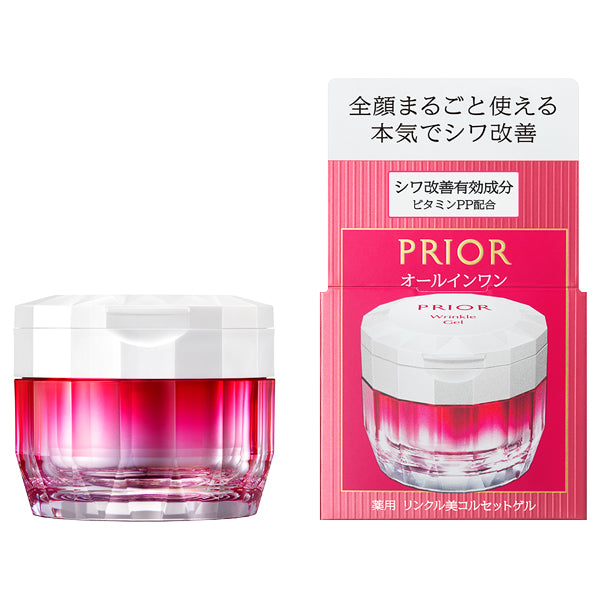 PRIOR Medicinal Wrinkle Beauty Corset Gel, 90g, A pleasant, subtle aroma of aroma bouquet