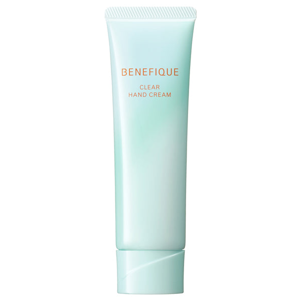BENEFIQUE Clear Hand Cream, 50g (Non-Sticky, Herbal Floral Scent)
