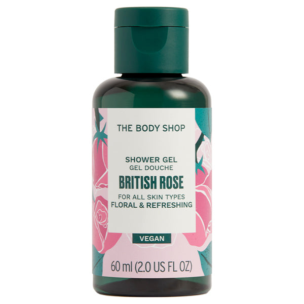 British Rose Shower Gel, 60ml