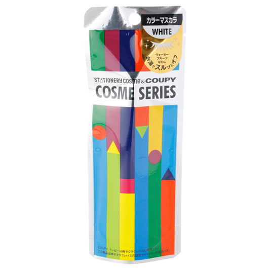 Stationery Cosme Coupy Pattern Color Mascara A (White)