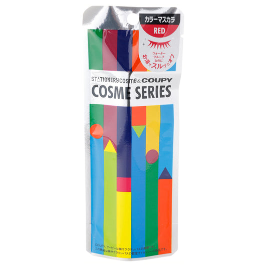 Stationery Cosme Coupy Pattern Color Mascara A (Red)